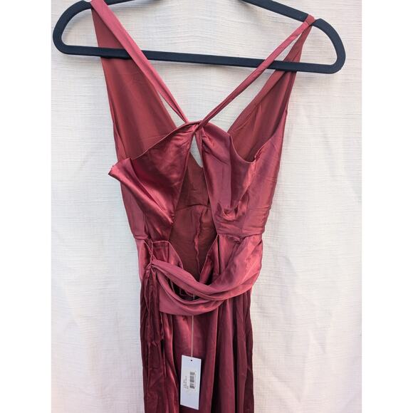 Bishop Young Women's Sloan Dress Sz XS Rose Tie Elegant Feminine NWT - Picture 3 of 9